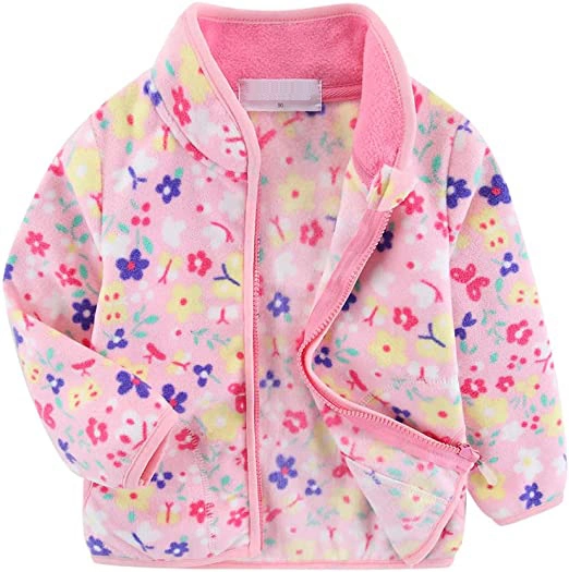 OEM Printed Kids Fleece Warm Stylish Winter Soft Jacket Manufacturer