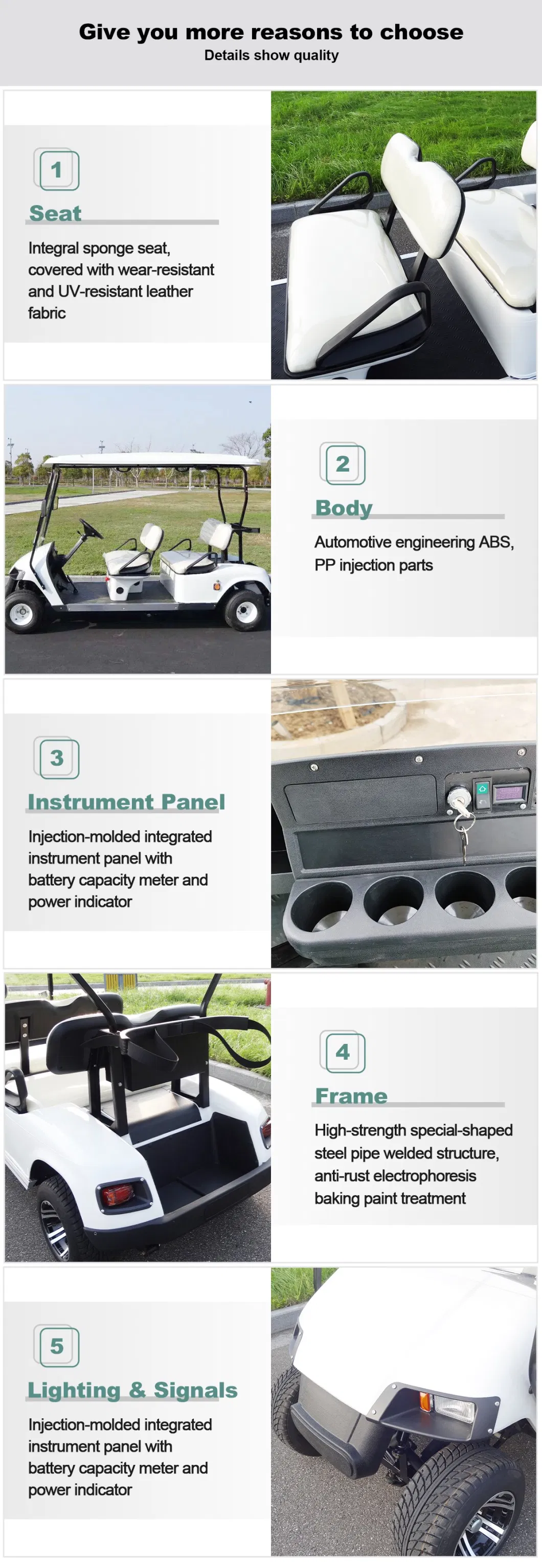 Scooters Electricos PARA Golf Largest Golf Cart Manufacturer Wholesale Hunting Battery Powered Golf Cart