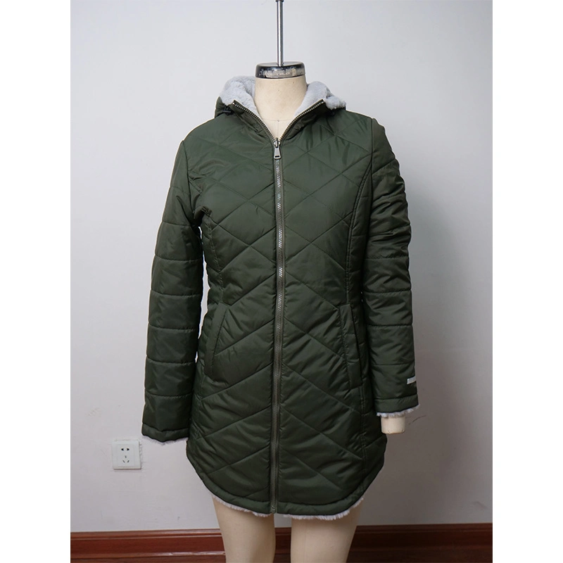Hand-Quilted Women&prime; S Cotton Jacket Padded Jacket