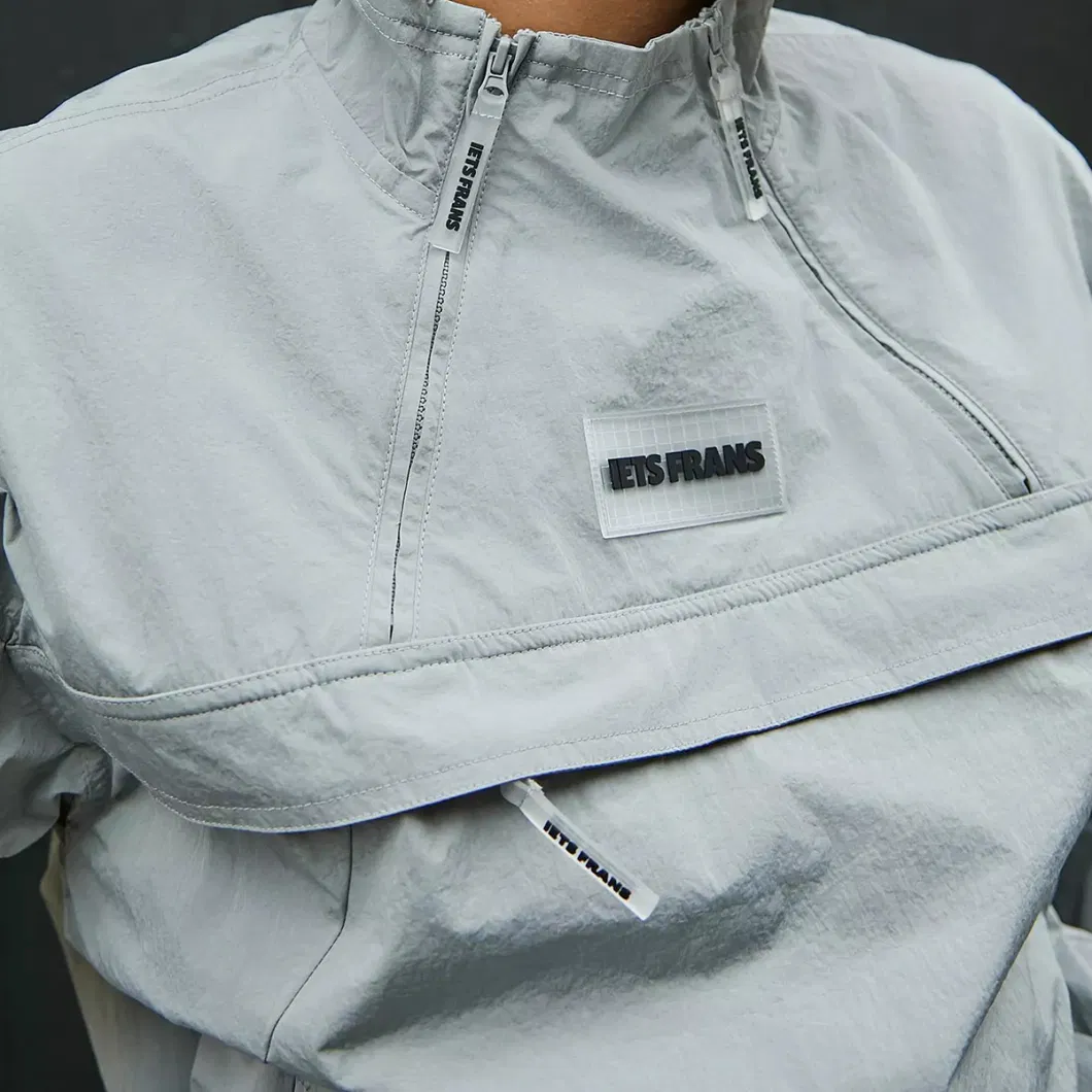 Factory Customization 100% Polyester Summer Spring Zipper Women Jacket Fashion Windbreaker Jacket