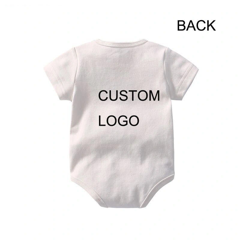 Infant Boy Girl Clothes Solid Color Newborn Baby Romper