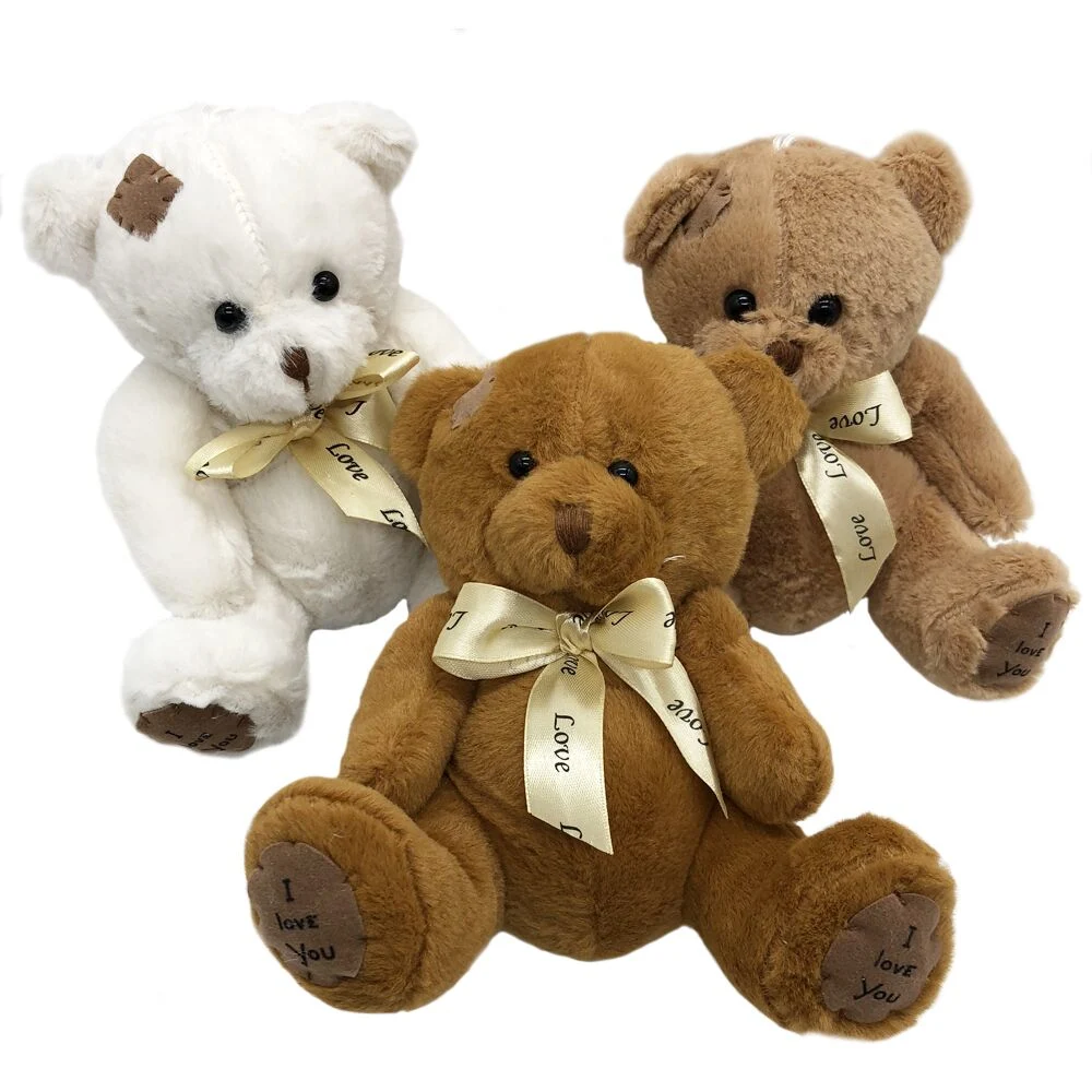 Lovely Factory Custom Bow Teddy Bear Stuffed Toy