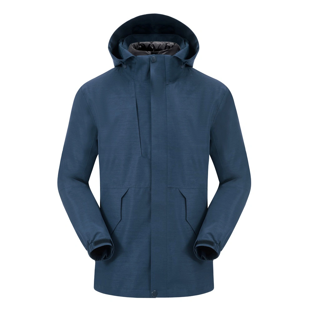 Wholesale 3-in-1 Outdoor Two-Piece Warm Breathable Detachable Down Liner Waterproof Jacket
