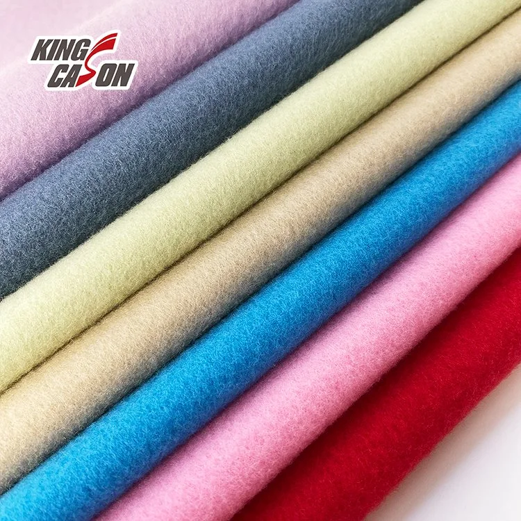 Kingcason Polyester Anti Wrinkle Warm Layer Jacket Fabric Polar Fleece Fabric