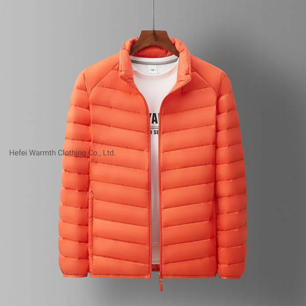 New Arrived Winter Windproof Warm Mens Parka Down Jacket with Fur Hood