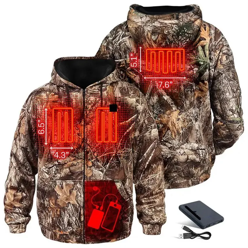 Breathable Battery Heated Hunting Clothes Warm and Comfortable