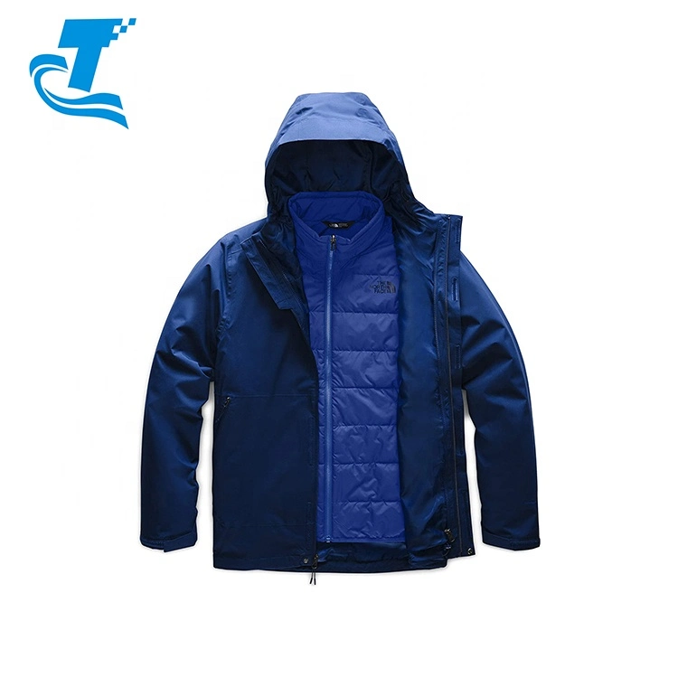 Wholesale Cloths Winter Snowboard Jacket for Men, 3 in 1 Mens Down Jacket, Safari Jacket