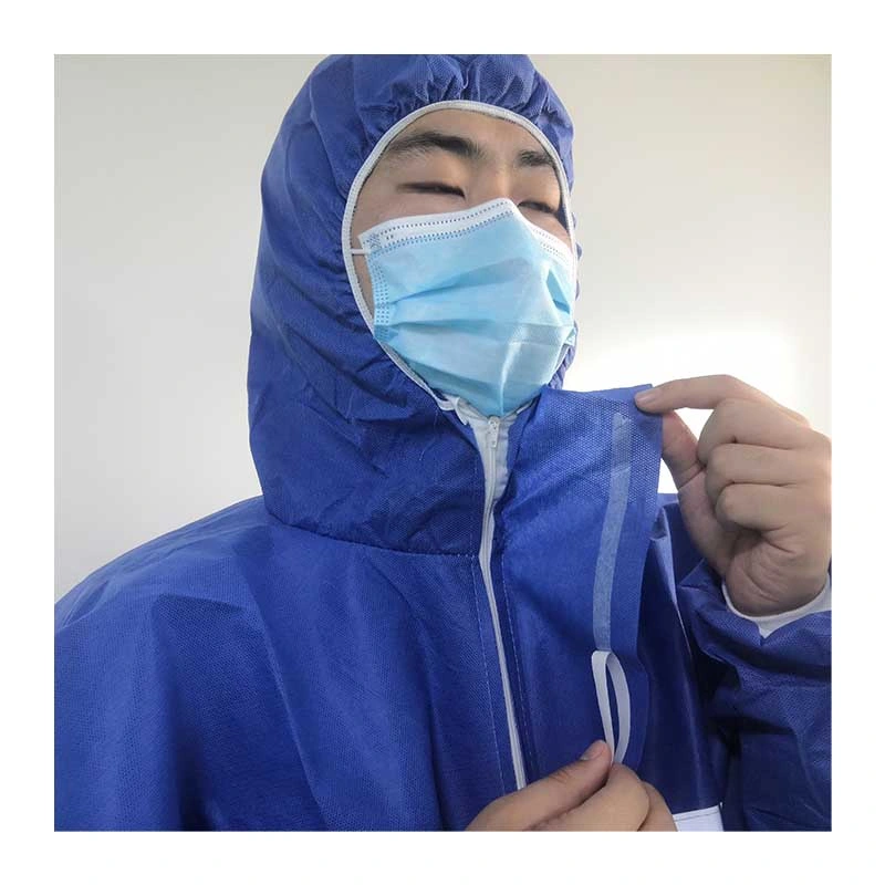 Factory Outlet OEM Work Wear Uniform Coverall Disposable Non-Woven Safety Protective Clothing