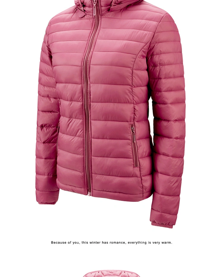 Flying Nylon Women Reflective Windproof Women&prime; S Winter Padded Jacket