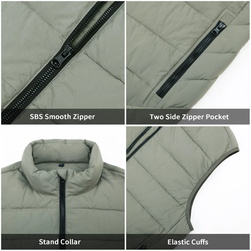 Manufacturer Outdoor Stand Collar Fake Down Winter Padded Jacket