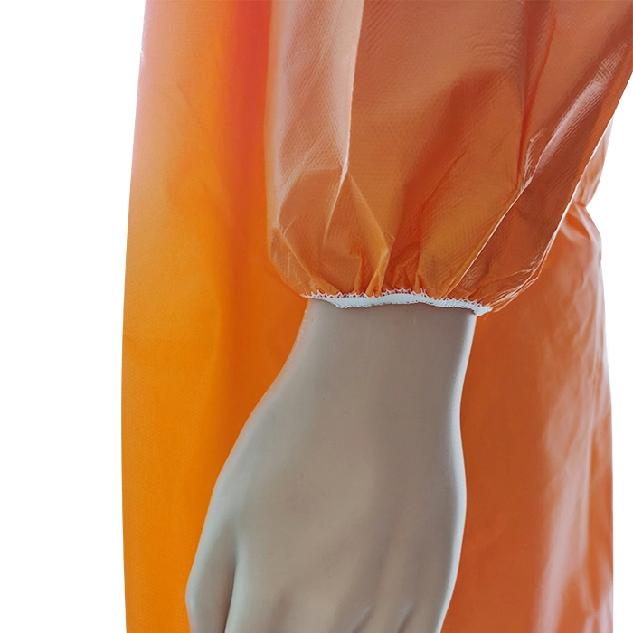 Cheap Bulk OEM High Quality Orange Microporous Manufacturer Disposable Coverall Boiler Suit Mens Work Jumpsuit Type 5 6 Protective Clothing