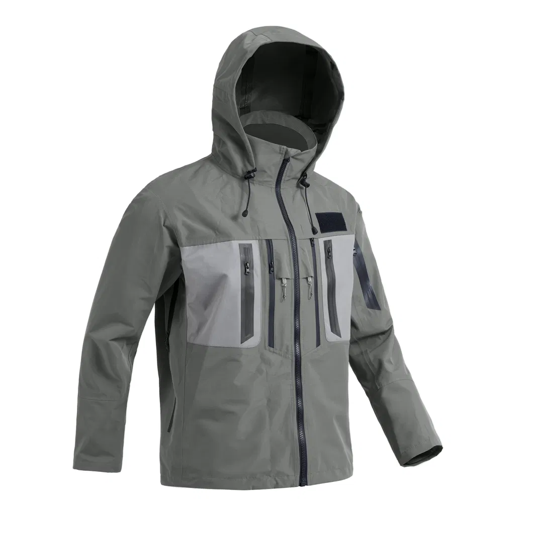 Wholesale Factory Hooded Windproof Waterproof Soft Shell Jacket