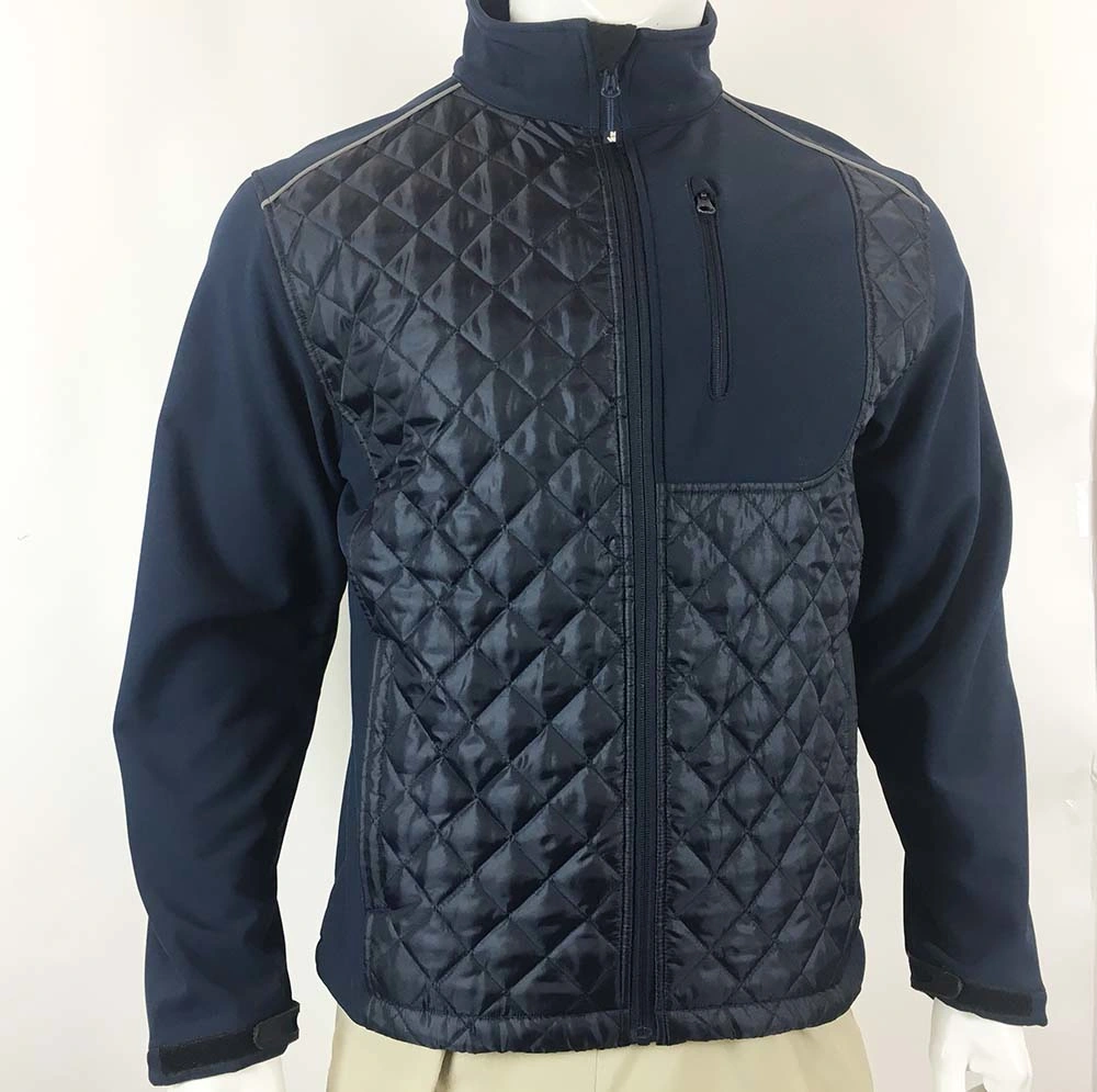 Wholesale Winter Softshell Padding Combined Two Tune Softshell Jacket for Adults