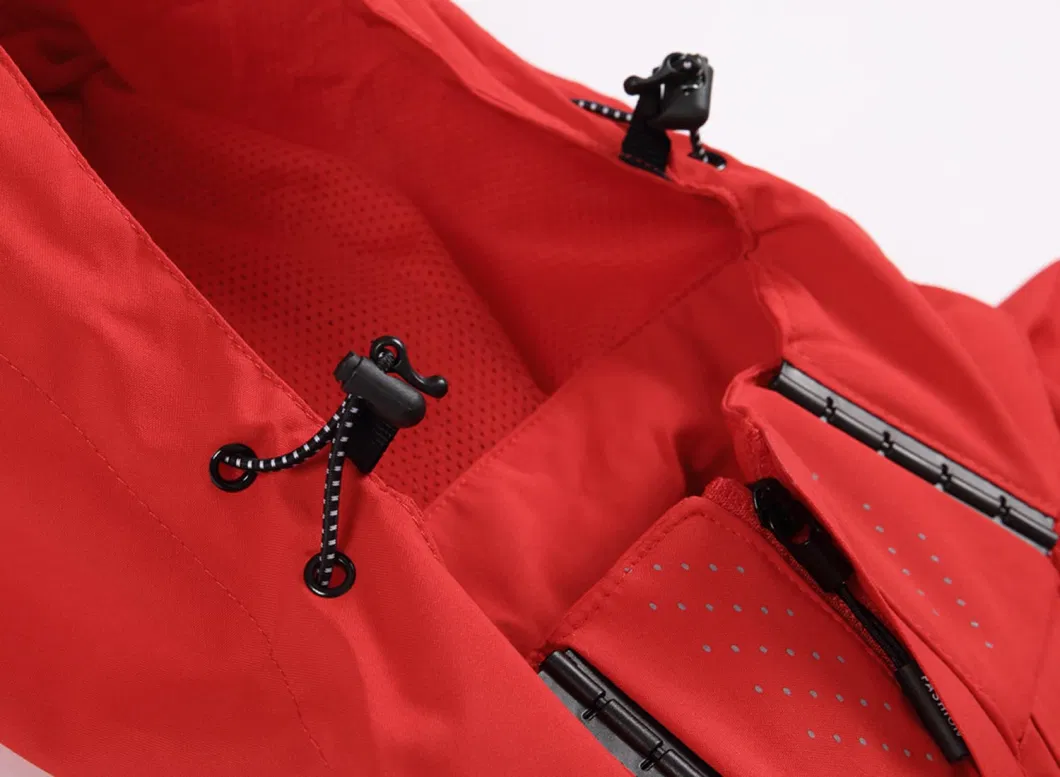 Asiapo China Factory Men&prime;s Red DWR Outfit Climbing Cycling Hiking Windbreaker Jacket