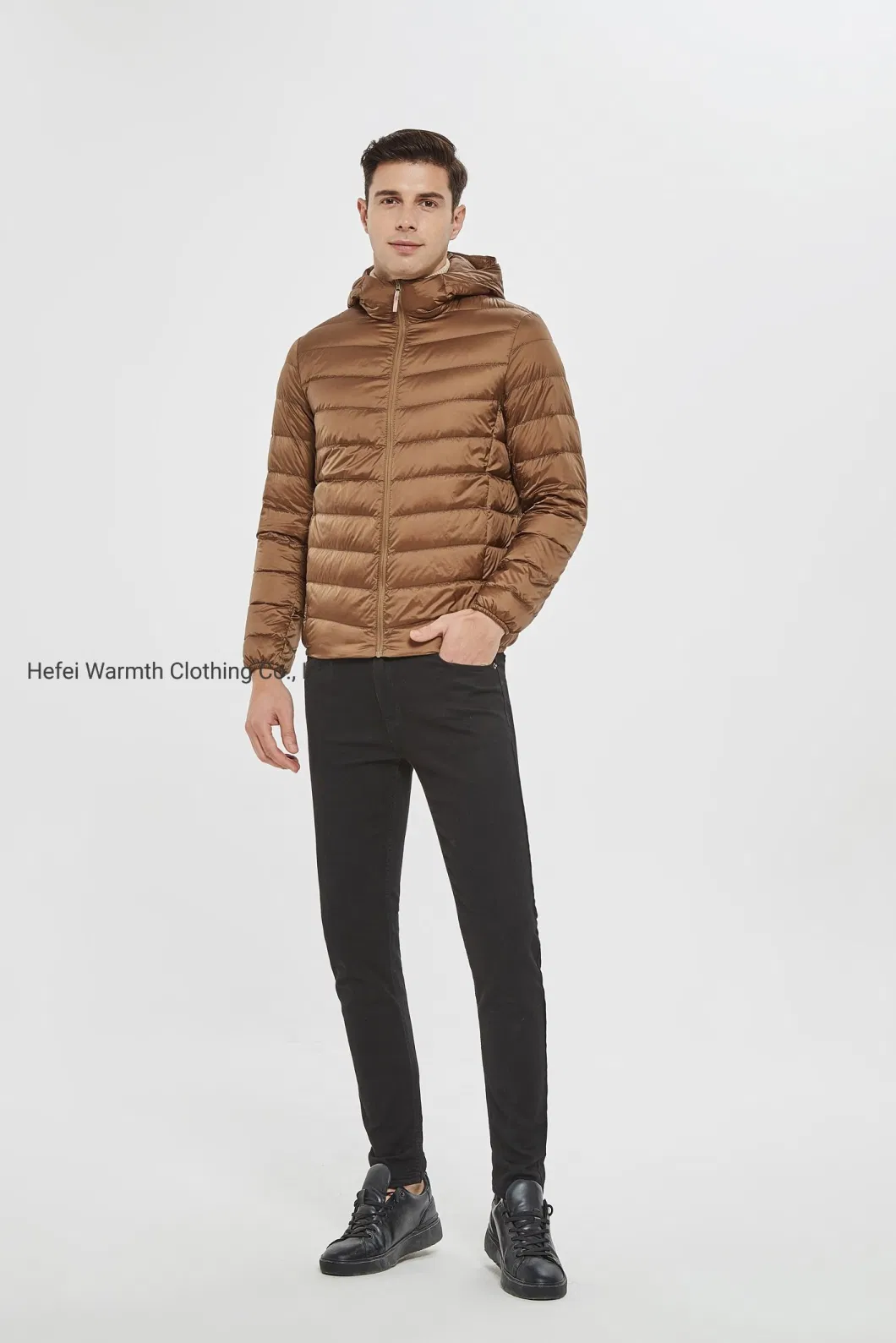 Hooded Winter Quilted MID Length Puffer Jacket for Men&Women