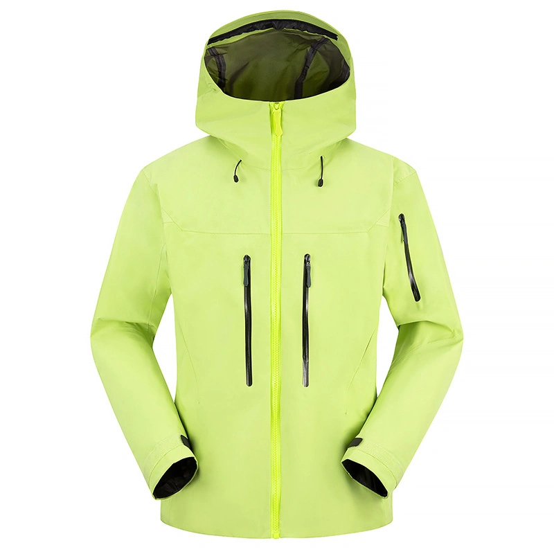 Wholesale Lightweight Waterproof Ski Raincoat Windbreaker Hiking Jacket