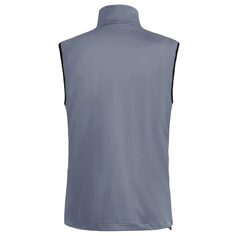 Men&prime; S Softshell Vest Waterproof Sleeveless Jacket with Multiple Pockets