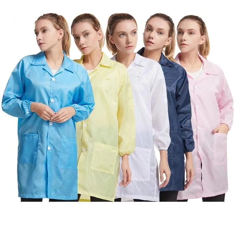 High Quality Cleanroom Lab Coat ESD Garment Antistatic Work Clothes