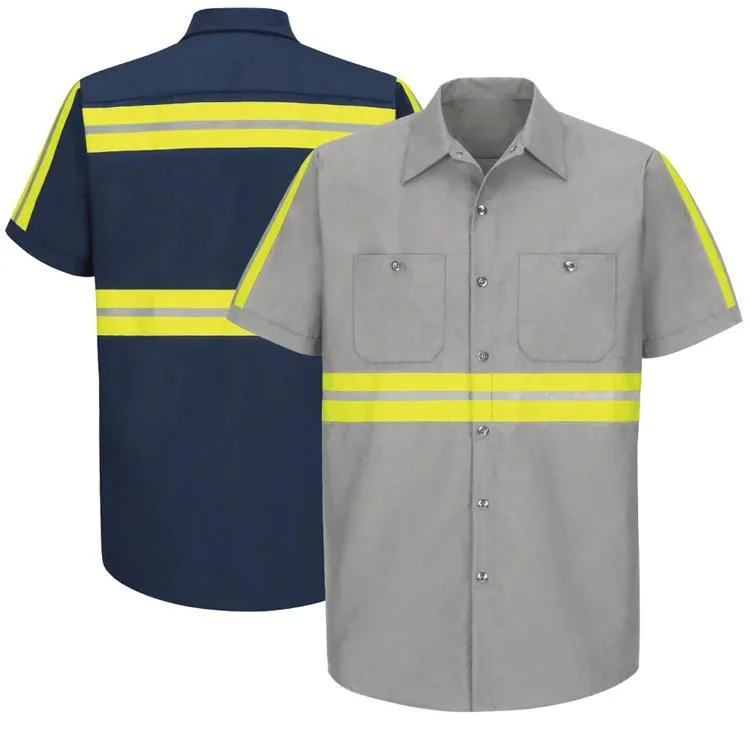 Wholesale Manufacturer Hi Vis Shirt Reflective Work Hi Vis Shirt Reflective Safety Clothing