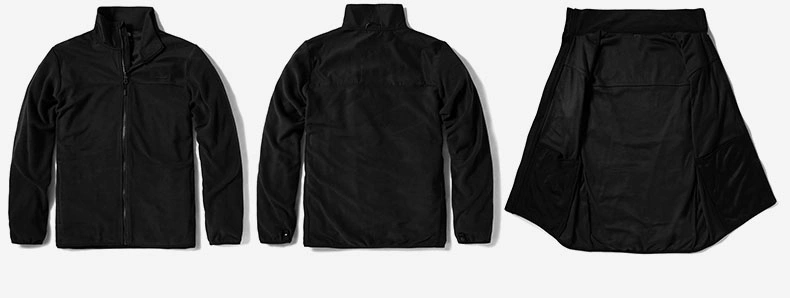 Fashion Mens Black Loose Autumn Winter New Sweater Fleece Jacket Factory 2023