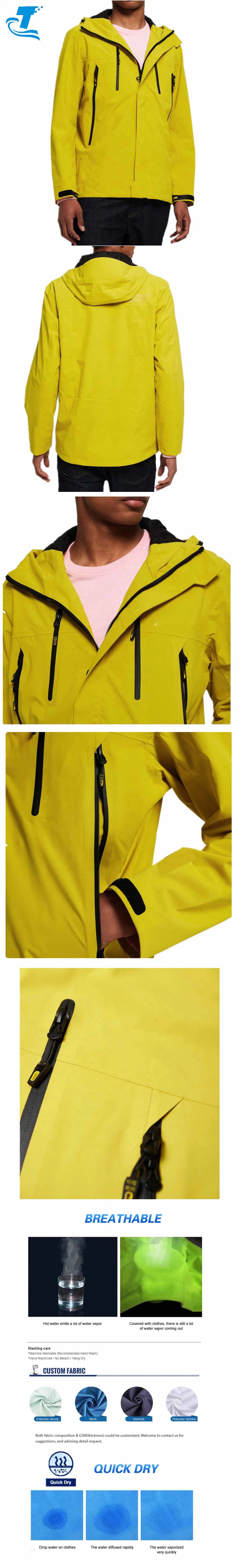 Spring and Autumn Men Lightweight Waterproof Outdoor Sports Softshell Jackets for Men