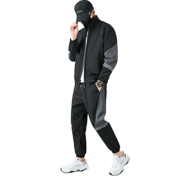 Men Tracksuit Autumn 2 Piece Set Sports Clothes Men Jogging Suit Side Stripe Sweat Suit Gym Clothes Workout Clothing Men Ouftits