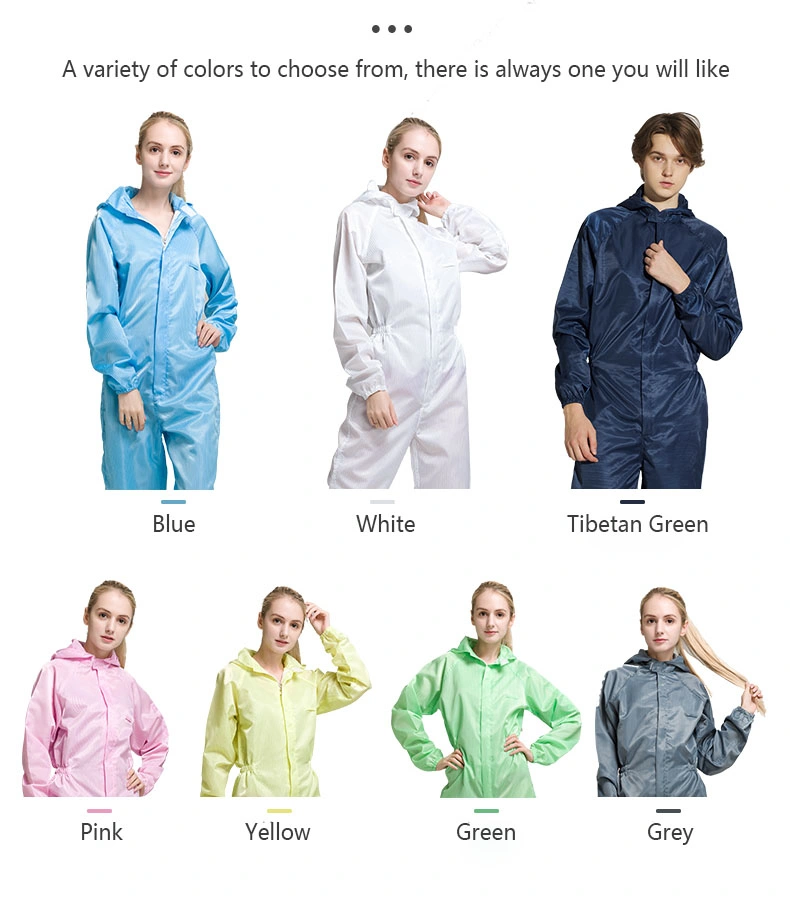 Dust-Free Clothing One-Piece Full-Body Work Clothes Anti-Static Clean Shop Dust Spray Paint Protective Clothing