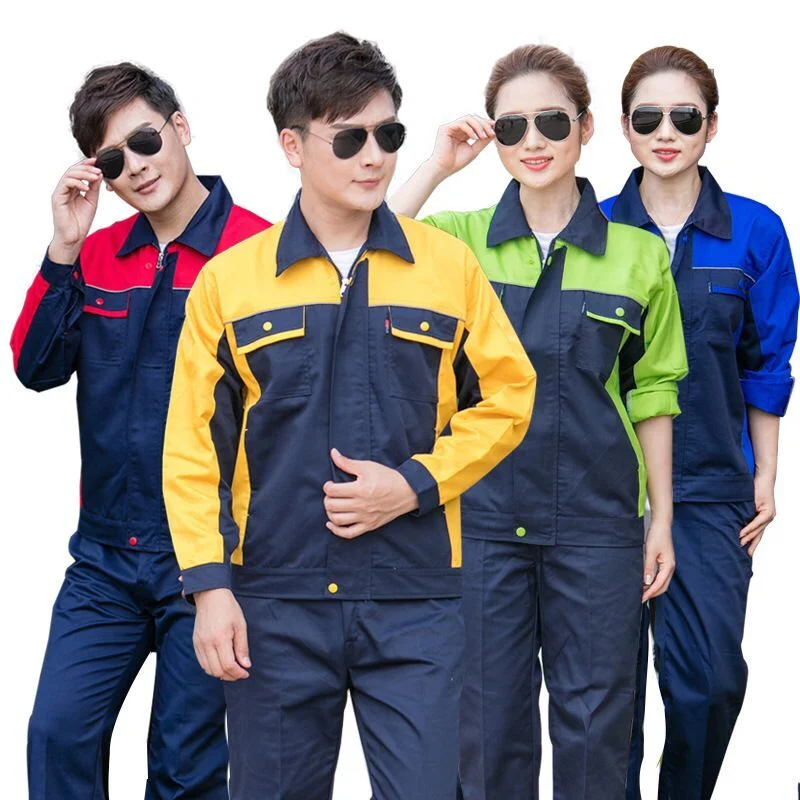 2020 Polycotton Mens European Work Uniform Clothes Workwear Antistatic Clothing