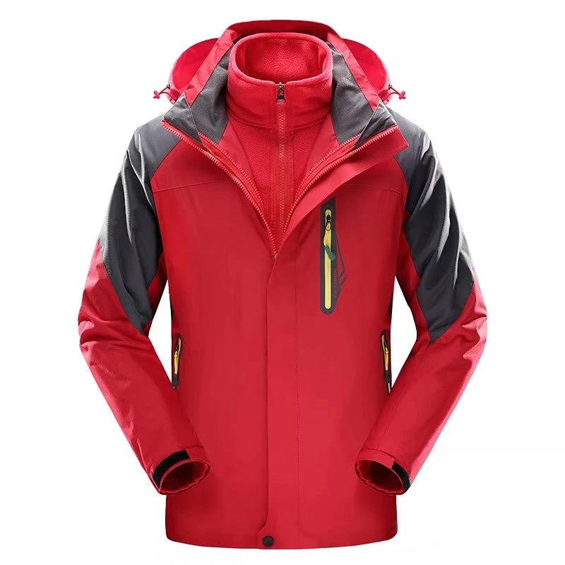 in Stock 3 in 1 Jacket Wholesale Winter Outdoor Ski Wear Jacket