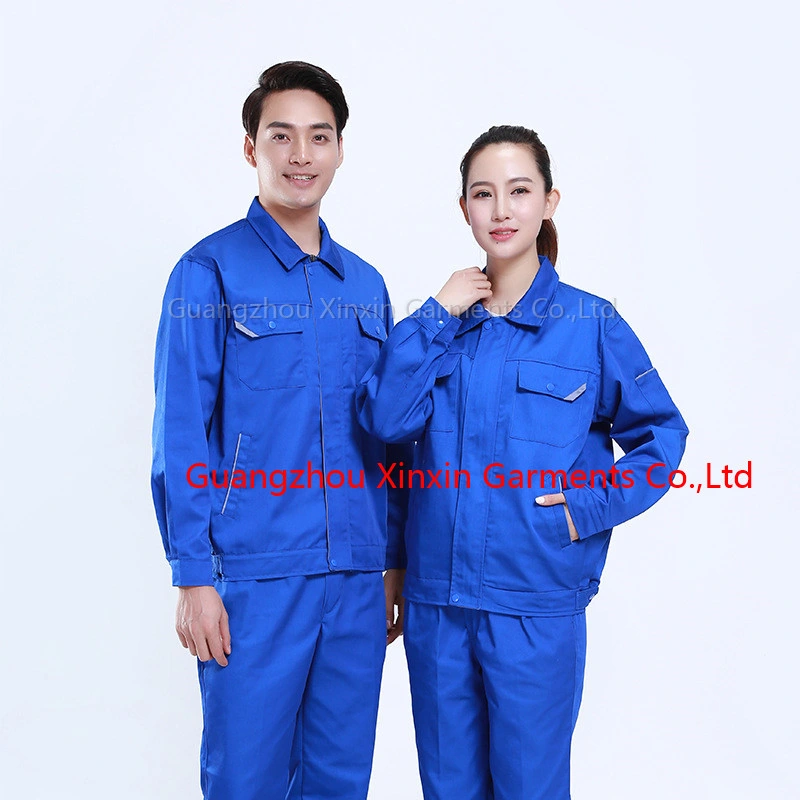 Classic Fit Free Draping High-Quality Fabric Work Uniform Source Manufacturer Customizable Work Clothes (W2329)