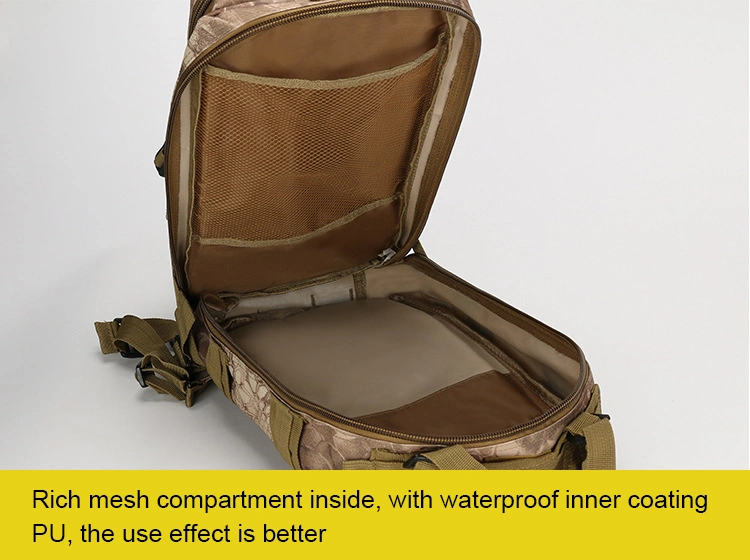 Manufacturer Supplier Hunting Waterproof Utility Bag Multi-Function Camouflage Tactical Backpack 30L