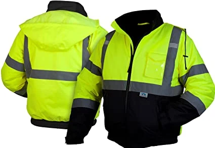 Customization Safety Reflective Bomber Padding Jackets Winter Windbreak Work Wear Jackets