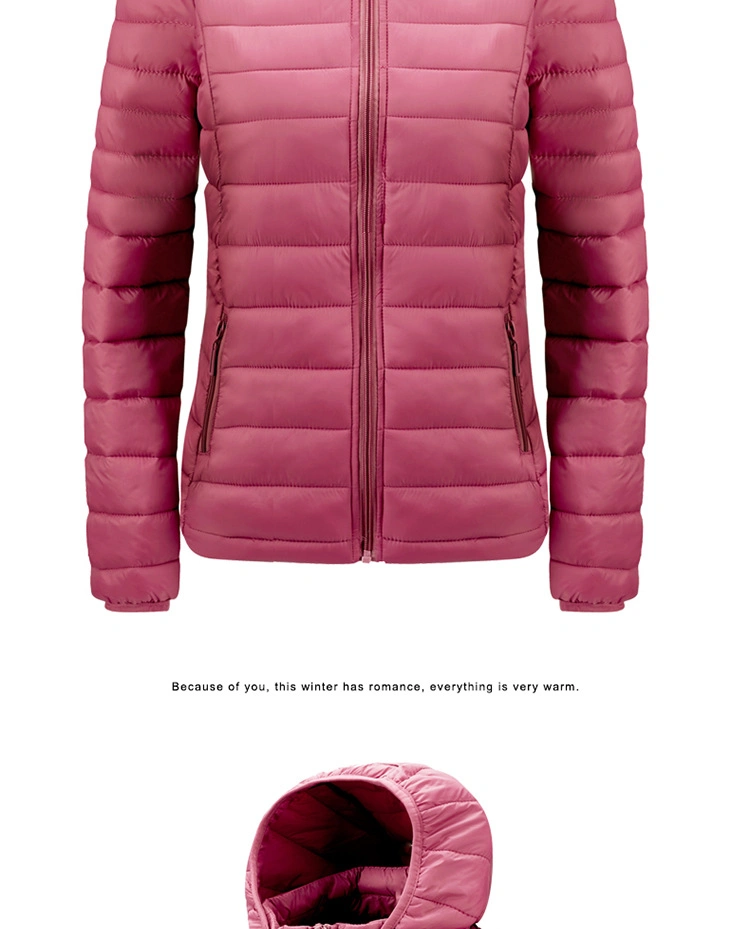 Flying Nylon Women Reflective Windproof Women&prime; S Winter Padded Jacket