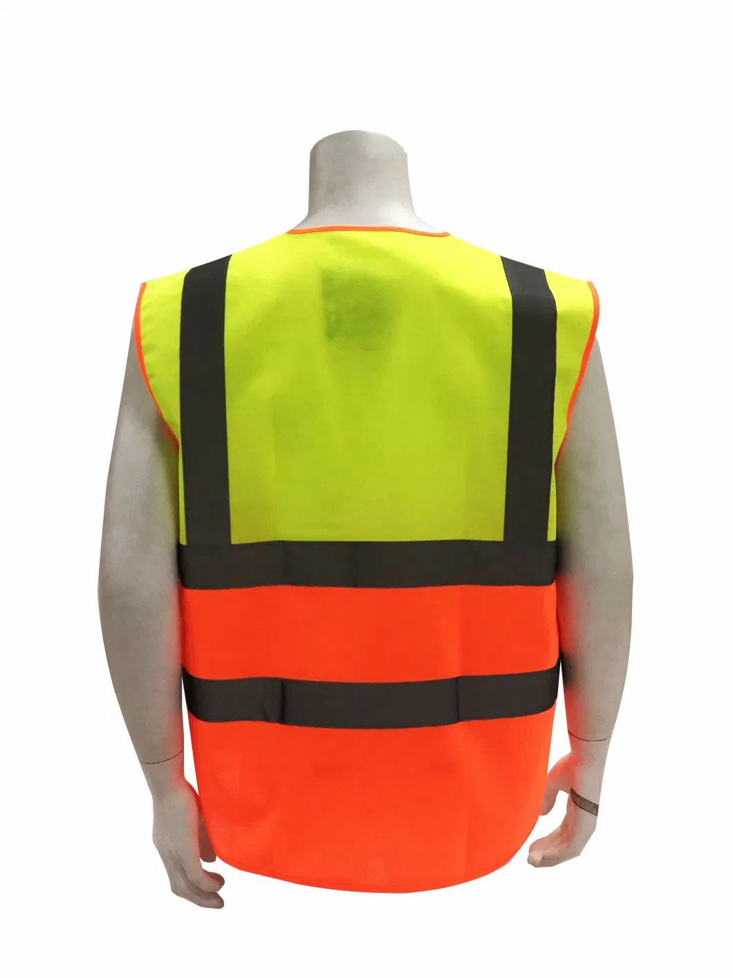 High Visibility Reflective China Safety Vests with Hook and Loop Front Closure