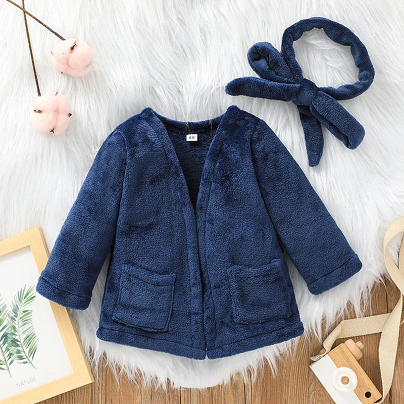 New Arrival Winter Girls Clothes Kids Clothing Baby Sherpa Fleece Jacket for Toddler Girls Top Kids Warm Soft Good Quality Coats