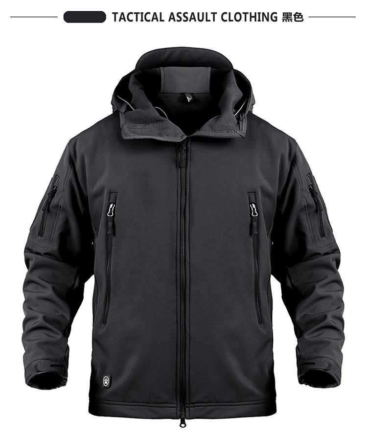 Manufacturer Supplier Multi-Pocket Weather Proof Tactical Custom Tactical Soft Shell Jacket