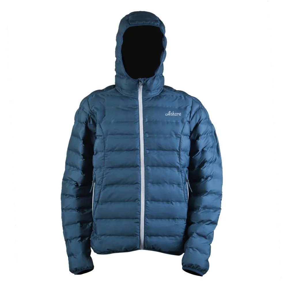 Factory Price Padded Winter Jackets Warm Windproof Down Jacket with Recycled Fibers