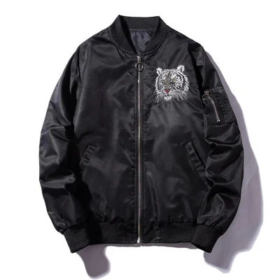  Vendita all′ingrosso fabbrica Tiger ricamato giacca antivento VARSity