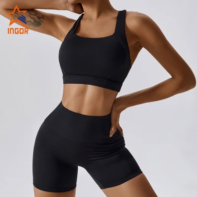 Indor Sportswear Gym Wear Produttore Custom Wholesale Women Bra Yoga Sport Pilates Running Outdoor Fitness Sport Abbigliamento Abbigliamento