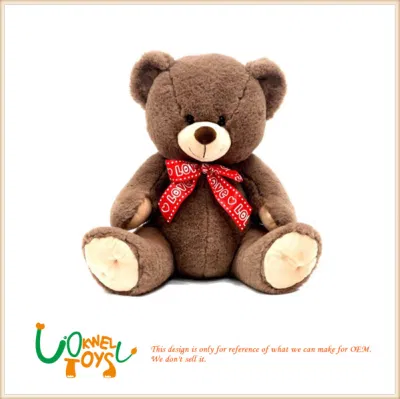 Adorabile giocattolo con borchie di orsacchiotto personalizzato in fabbrica