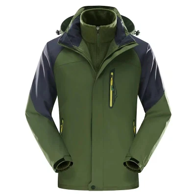 In stock 3 in 1 giacca all′ingrosso sci all′aperto invernale Indossare la giacca