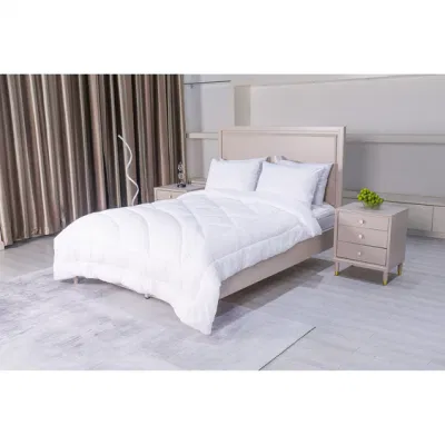 Produttore Commercio all′ingrosso più economico Bianco spazzolato microfibra poliestere Home letto Comforter Trapunta