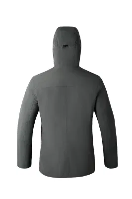 Produttore Outdoor leggero Design moda traspirante Softshell uomo giacca invernale Con cofano collegato