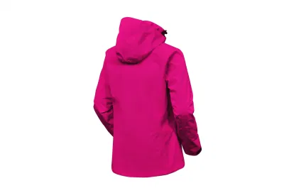 Cina fornitore Abbigliamento per esterni Inverno Lighteight impermeabile giacca impermeabile con Cofano staccato