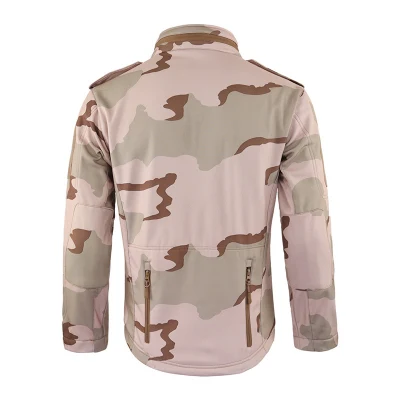  3-Sand Camo ESDY Outdoor Softshell tattico coat Combat Sport Caccia Giacca