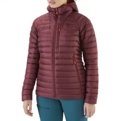 Asiapo China Factory giacca da donna in giù rossa per escursioni / arrampicate/ Sci