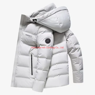 Giacche con cappuccio da uomo con cappuccio e piumino invernale da uomo personalizzate Cappotti a bolle d′aria 2022 Inverno