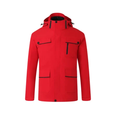 Inverno giacca trimodibile rimovibile tre in uno resistente al freddo e al vento