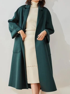 Fonte Produttore Abbigliamento basso Prezzo all′ingrosso Ladies′ Lana Coats Made In Cina