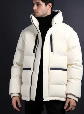  Nuovo arrivo personalizzato Moda uomo giacca invernale Puffer torta camicie Abbigliamento in giù